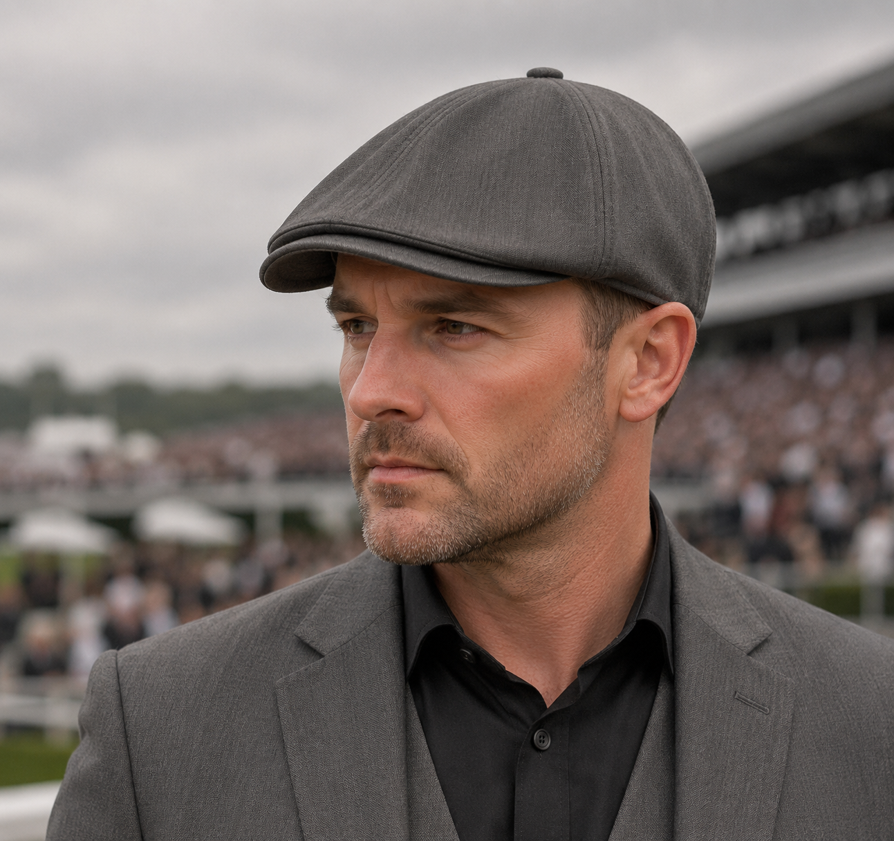 The Ascot Grey – Peaky Punter Cap